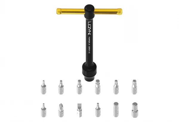 Coffret Clé Dynamométrique Lezyne TORQUE DRIVE Noir Or 3 Coffret Clé Dynamométrique Lezyne TORQUE DRIVE Noir Or