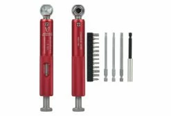 Clé Dynamométrique Effetto Mariposa Giustaforza 1- 8 Deluxe Rouge + Embouts