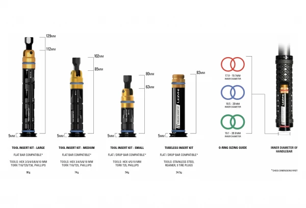 Kit De Réparation Tubeless + Multi-Outils Lezyne Dual Insert Kit S 6 Kit De Réparation Tubeless + Multi-Outils Lezyne Dual Insert Kit S – Image 4