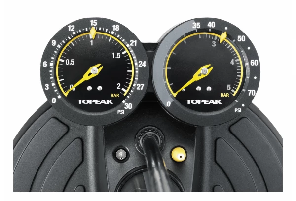 Pompe à Pied Topeak Joeblow Dualie Fat Bike / VTT 4 Pompe à Pied Topeak Joeblow Dualie Fat Bike / VTT – Image 2