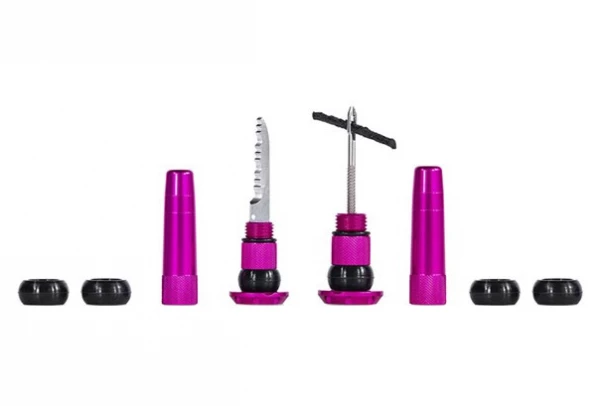 Kit De Réparation Tubeless Muc-Off Stealth Tubeless Puncture Plugs Rose 3 Kit De Réparation Tubeless Muc-Off Stealth Tubeless Puncture Plugs Rose