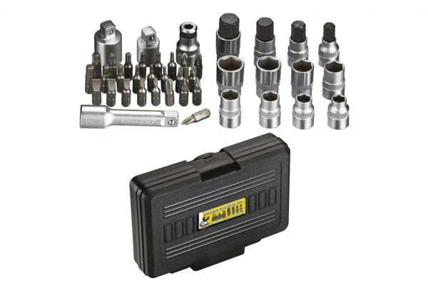 Kit Embouts Et Douilles (41 Pièces) IceToolz E21K 3 Kit Embouts Et Douilles (41 Pièces) IceToolz E21K