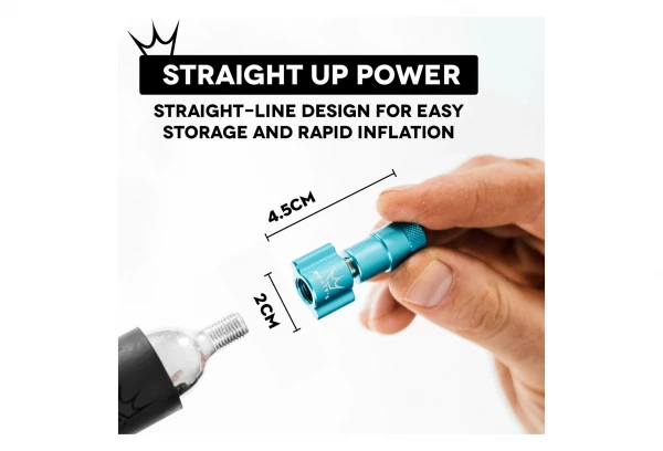 Gonfleur CO2 Peaty's Holeshot MTB Kit Noir + 2 Cartouches De CO2 (25g) 4 Gonfleur CO2 Peaty's Holeshot MTB Kit Noir + 2 Cartouches De CO2 (25g) – Image 2