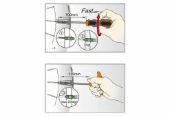 Combo Clés à Rayons IceToolz 12D5 3.6 Mm -Atelier Vélos de Ville Soldes Magasin unnamed file 2830