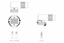 Pompe à Pied Birzman The Pump With Helix (Max 220 Psi /15 Bar) Argent -Atelier Vélos de Ville Soldes Magasin unnamed file 3304