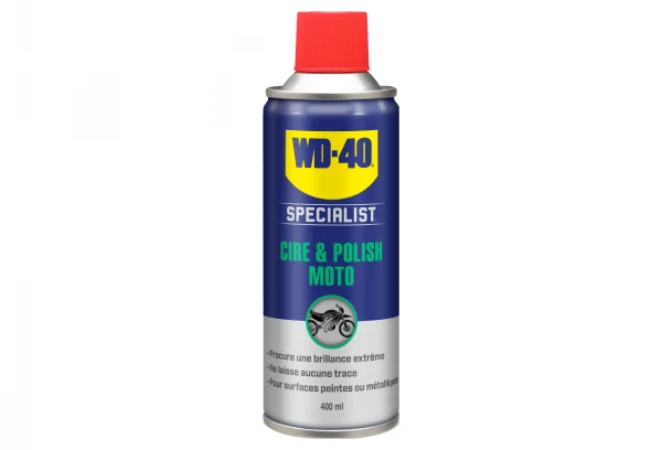 WD 40 Spray Lustrant/Polish WD-40 Specialist Cire & Polish Moto 400 Ml 3 WD 40 Spray Lustrant/Polish WD-40 Specialist Cire & Polish Moto 400 Ml