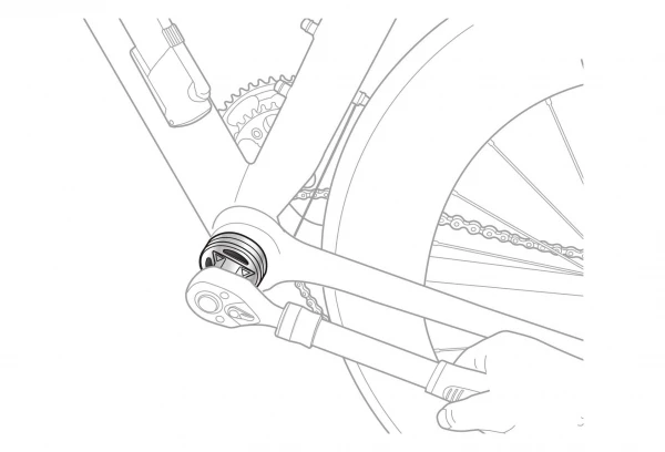 Embouts Pour Boitier De Pédalier Externe Topeak External Bottom Bracket Tool 4 Embouts Pour Boitier De Pédalier Externe Topeak External Bottom Bracket Tool – Image 2