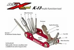 Multi-Outils MaXalami K-13 Fonctions Rouge 11 Multi-Outils MaXalami K-13 Fonctions Rouge -Atelier Vélos de Ville Soldes Magasin unnamed file 4373