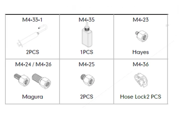 Kit De Purge Ashima Pour Frein Avid / Shimano / Magura & Hayes 5 Kit De Purge Ashima Pour Frein Avid / Shimano / Magura & Hayes – Image 3
